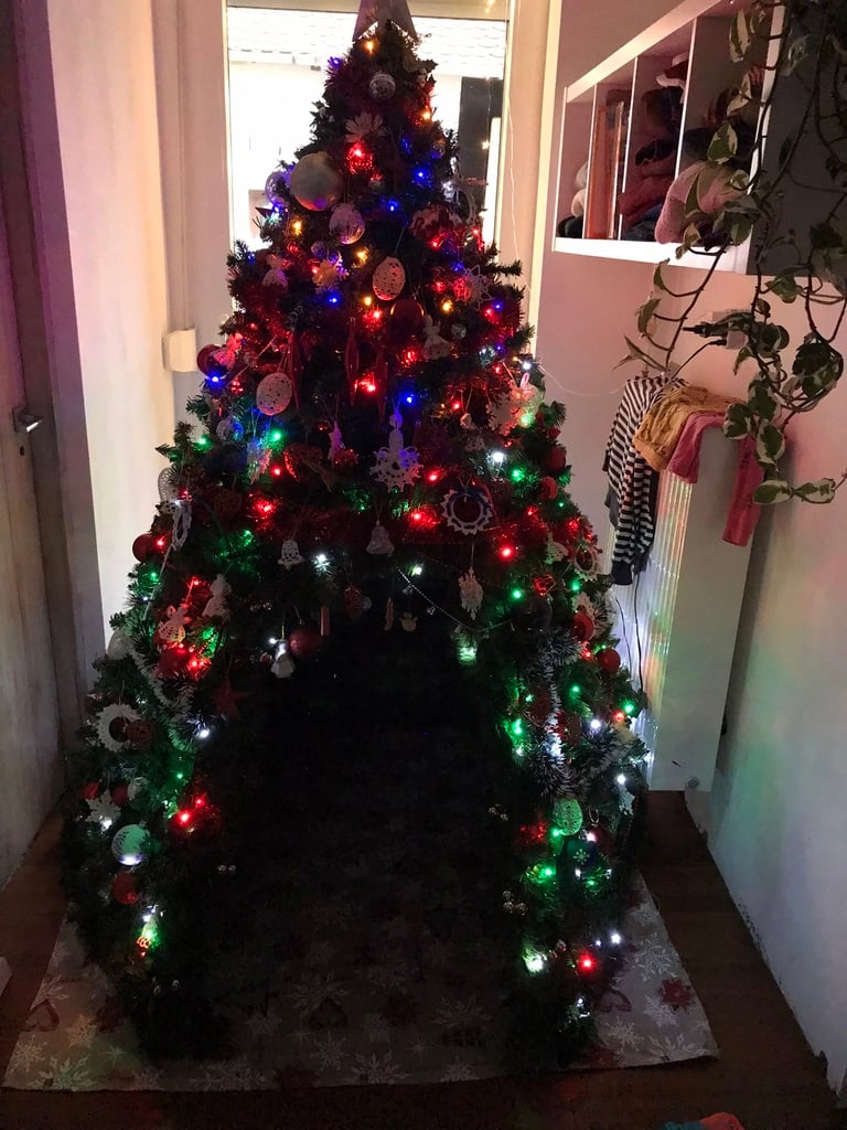Sátor karácsonyfa - x-mas tree tent