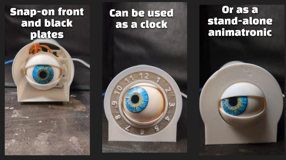 Animatronic Eye Clock — thumbnail 6