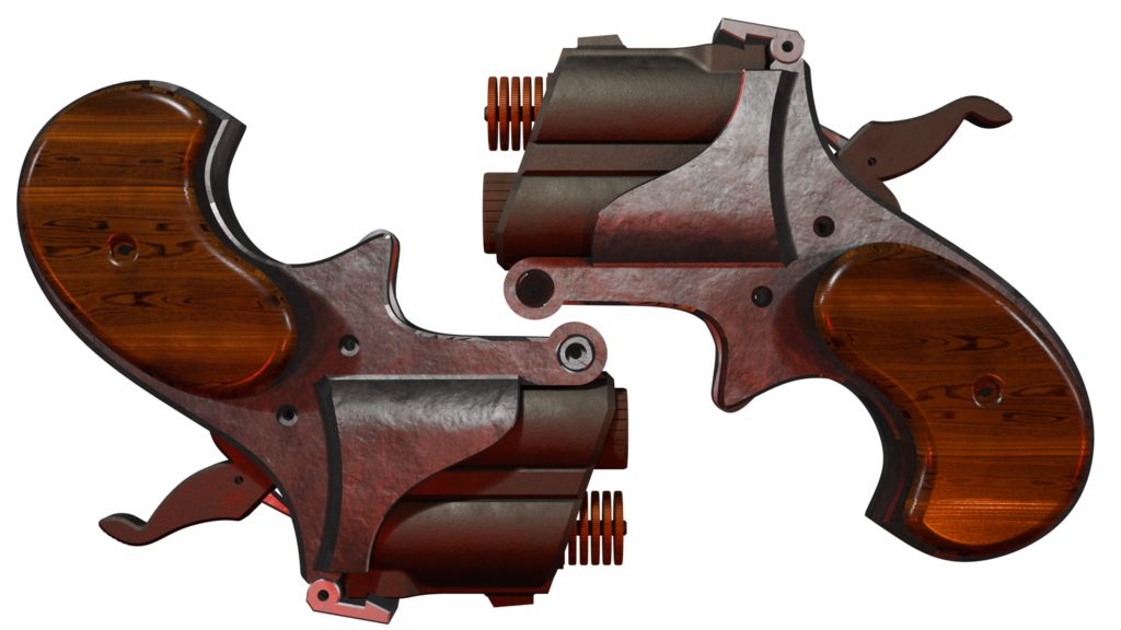 Working Pennyshot Derringer Toy