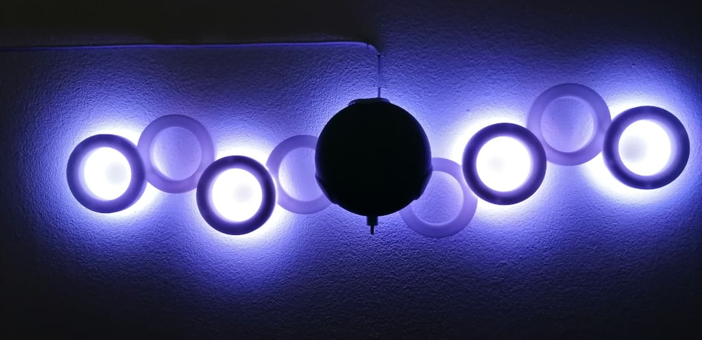 Google home mini Circle lamp — miniatura 4