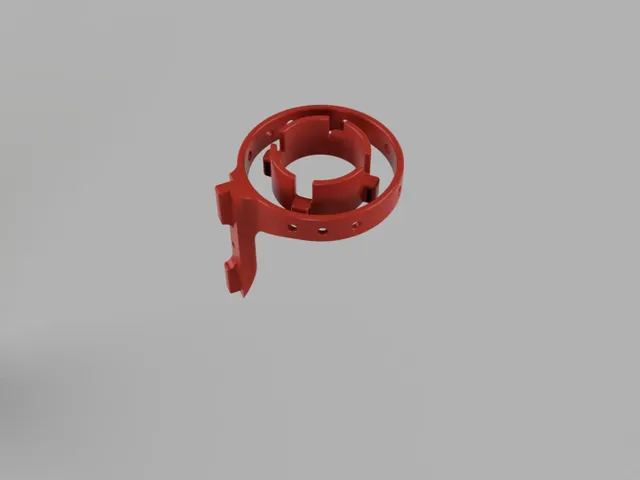 Berdair air pump holder on 2020 aluminum extrusion
