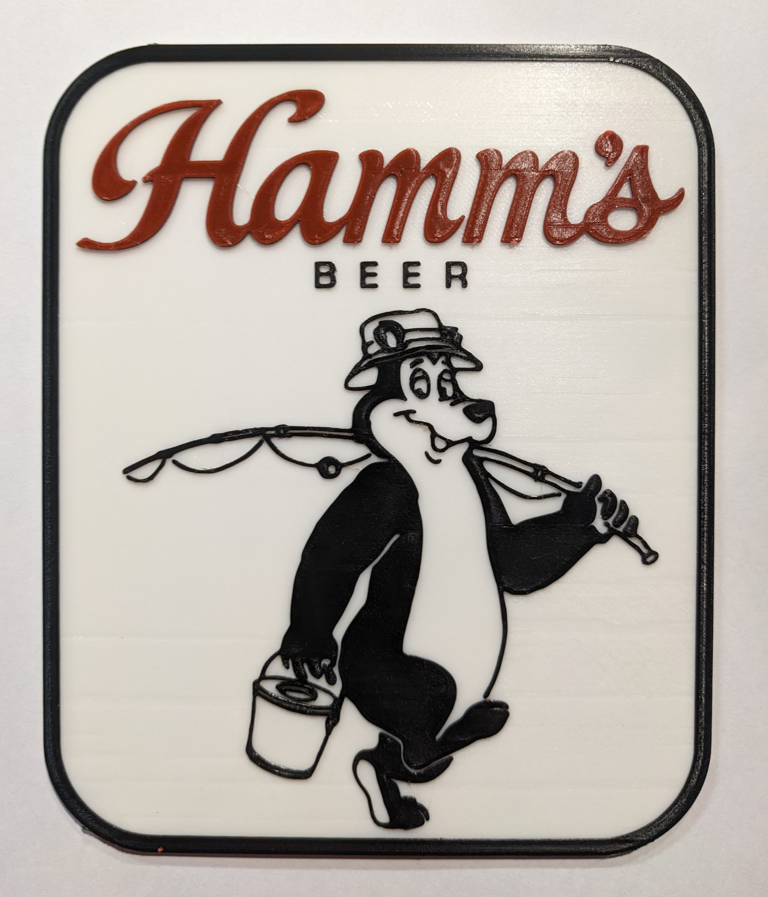 Hamm's Beer Fishing Magnet