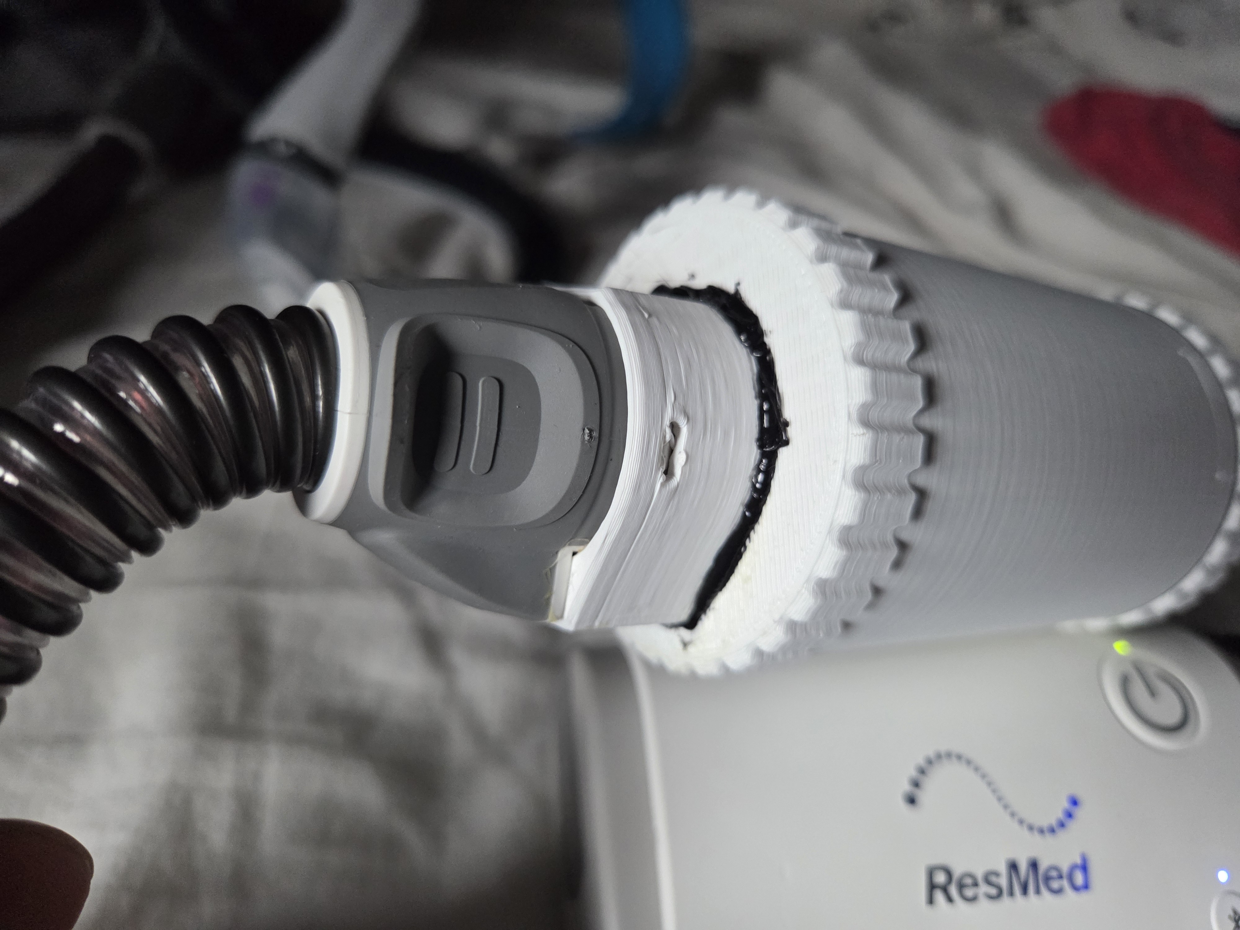 Climateline cap for CPAP muffler