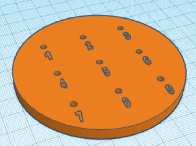 SEM pins/samples holder - insert for 85 mm Petri dish