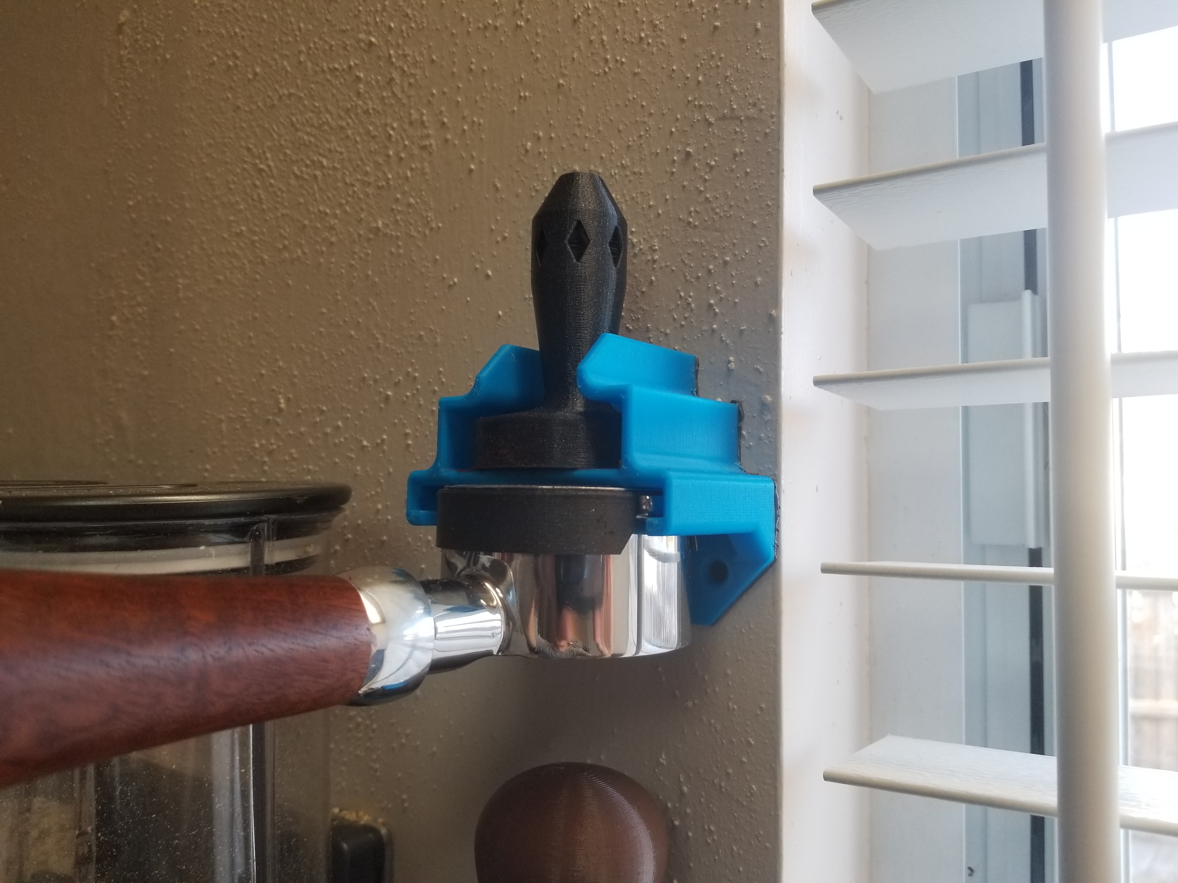 Portafilter and Tamper Wall Mount