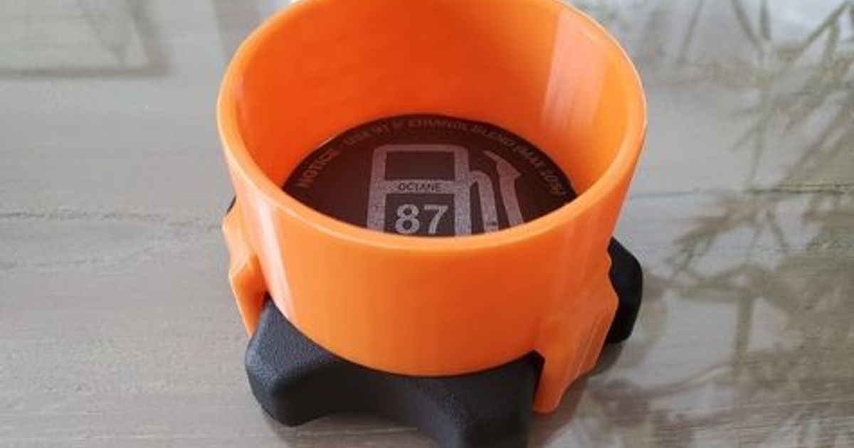 Gas cap cup holder for SkiDoo by Makavel07 Download free STL model