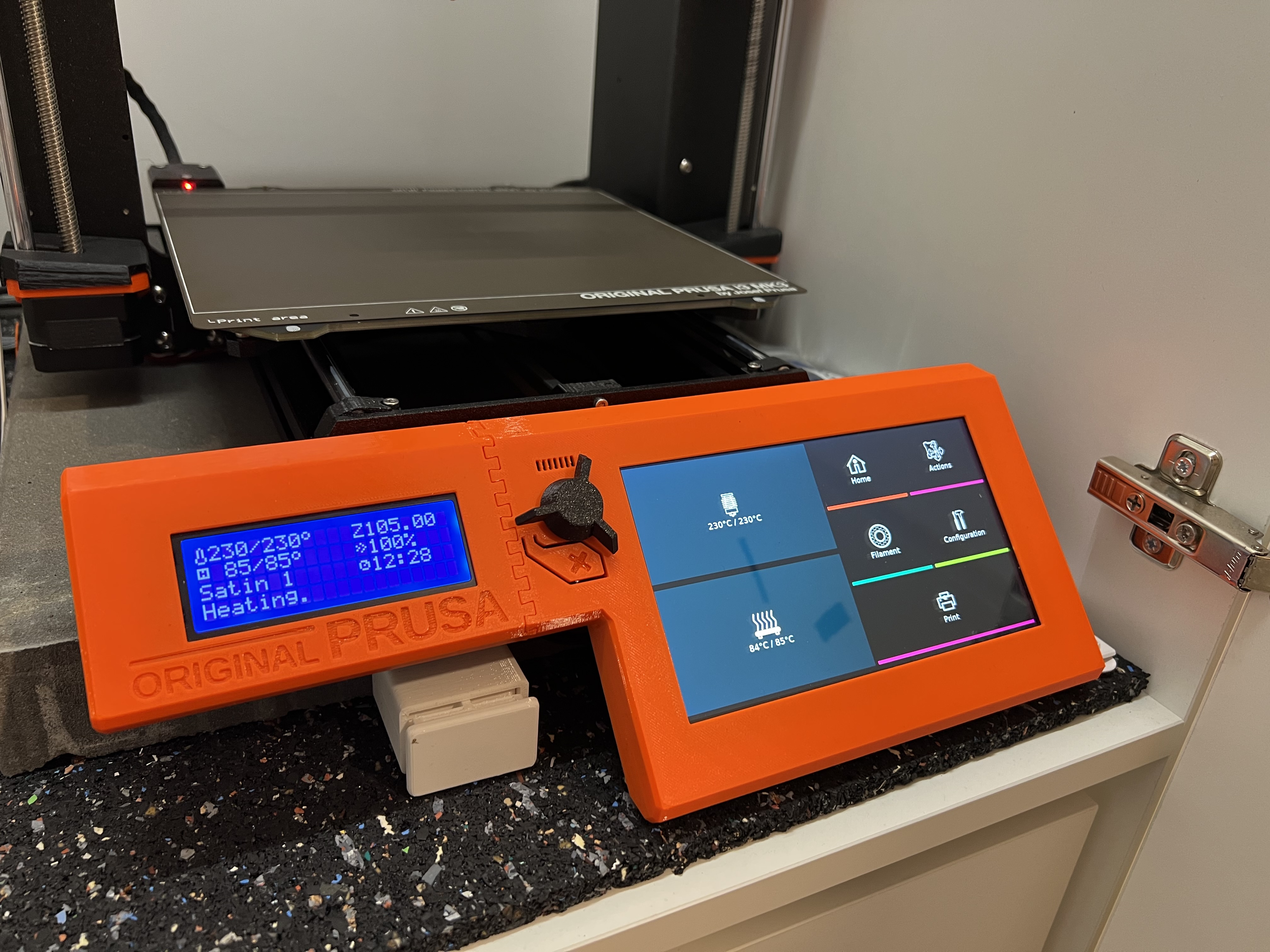 MK3S LCD Cover with Waveshare 7HP-CAPQLED display