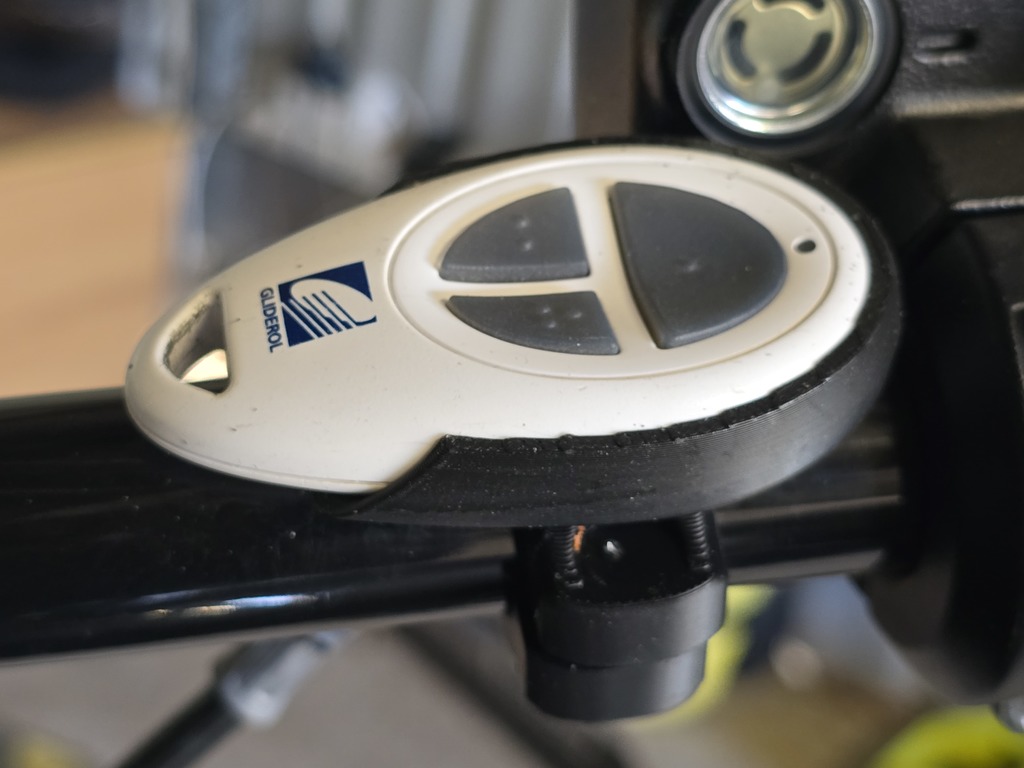 Garage Remote Holder Handlebar Mount