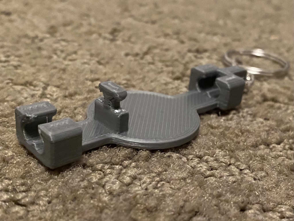 Miniatura 11 do modelo 3D Mini bear trap keychain remix