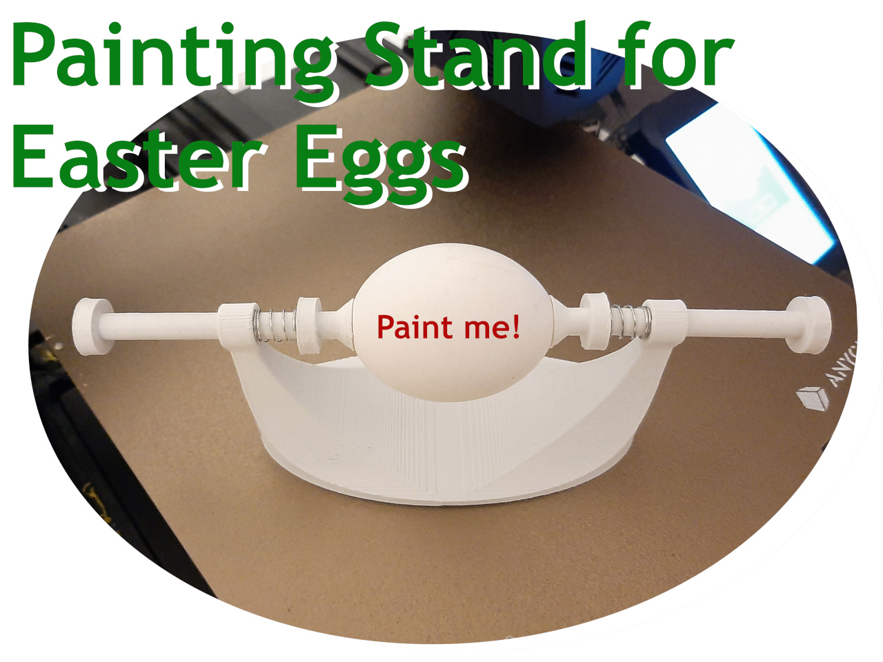 Parametric Easter Egg Painting Stand