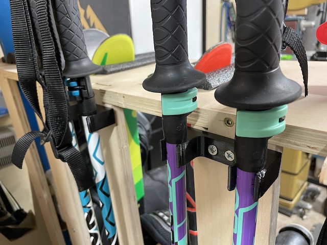 Ski Pole Holder