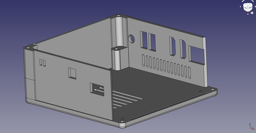 Miniatura 4 do modelo 3D intel NUC Case