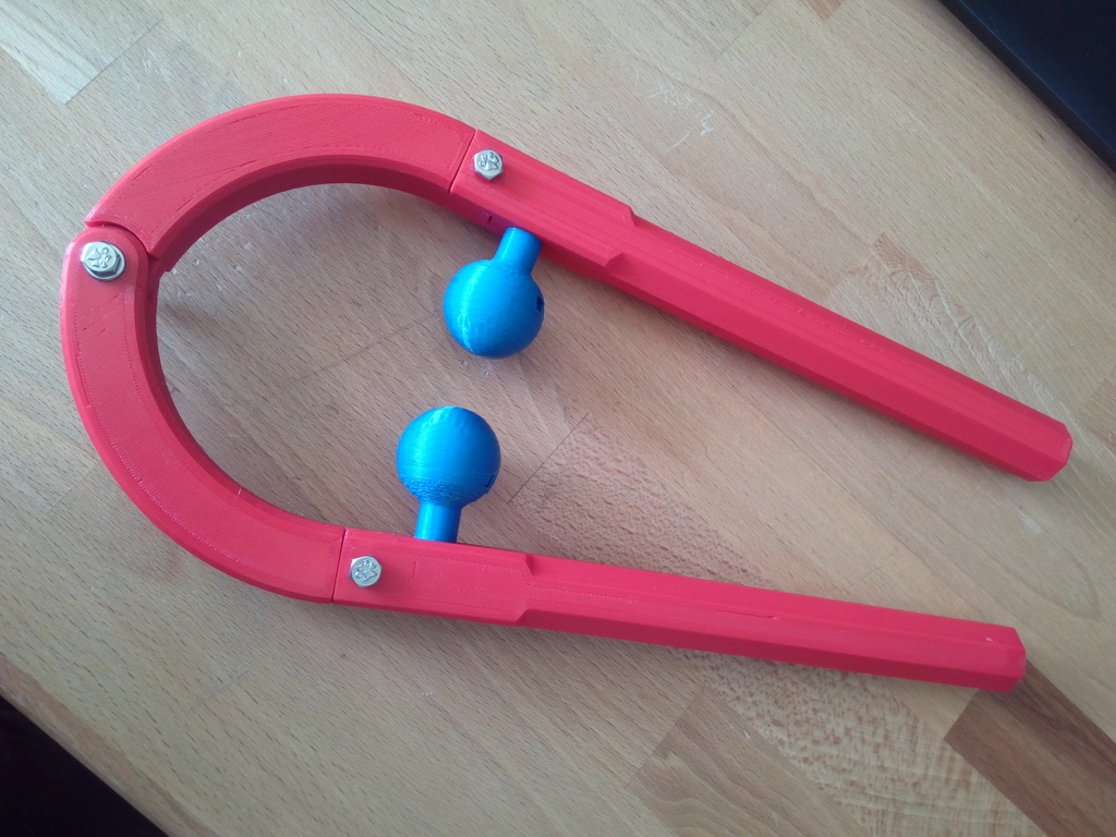 UShaped Deep Tissue Self Massage Tool by b3n3d1k7 Download free STL