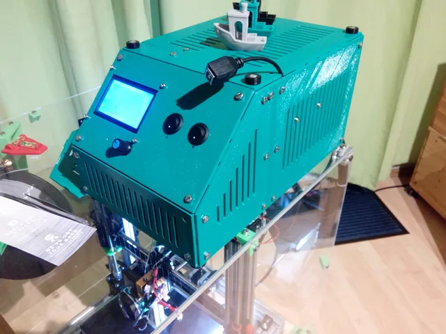 External Case for power supply and mainboard