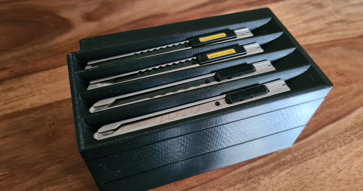 Modular knife box for BOSCH L-Boxx / Sortimo hanging insert LB 238/374 ...