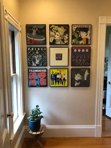 Ikea Gladsax (album frames) mount