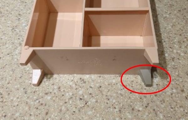 Replacement Foot for Doll Locker