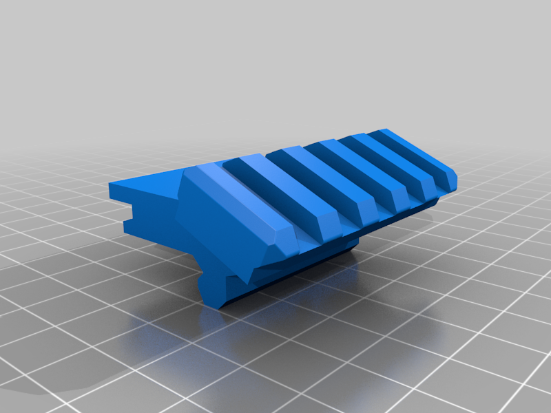 Quick release Canted 24° Picatinny Rail