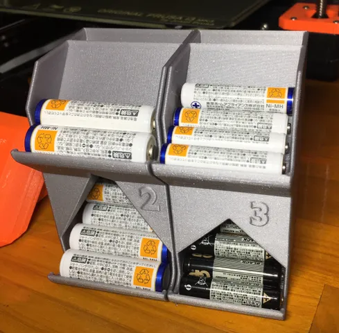 Battery holders with a compact extra space