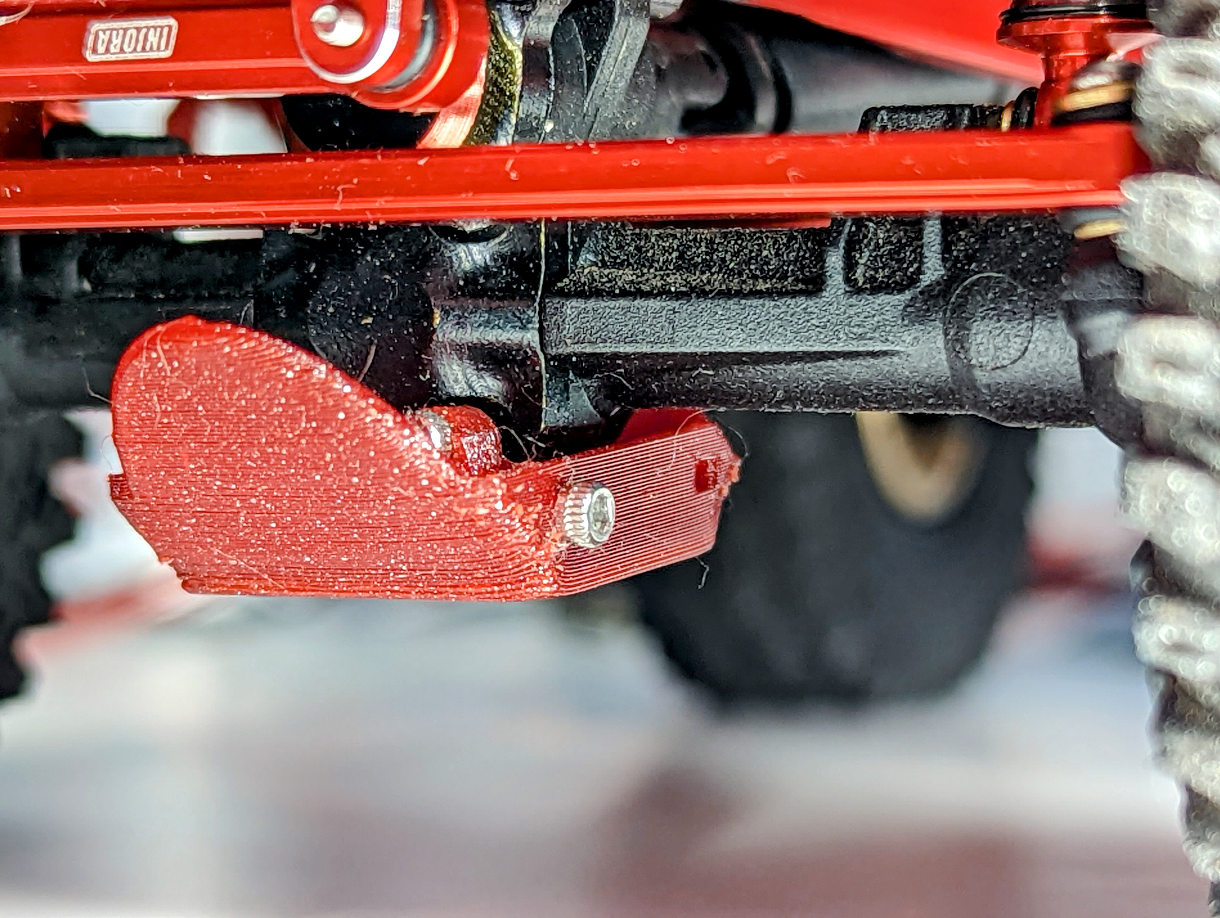 SCX24 Axle Skid Plate by Chris Download free STL model