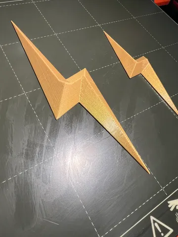 Beveled Lightning Bolt