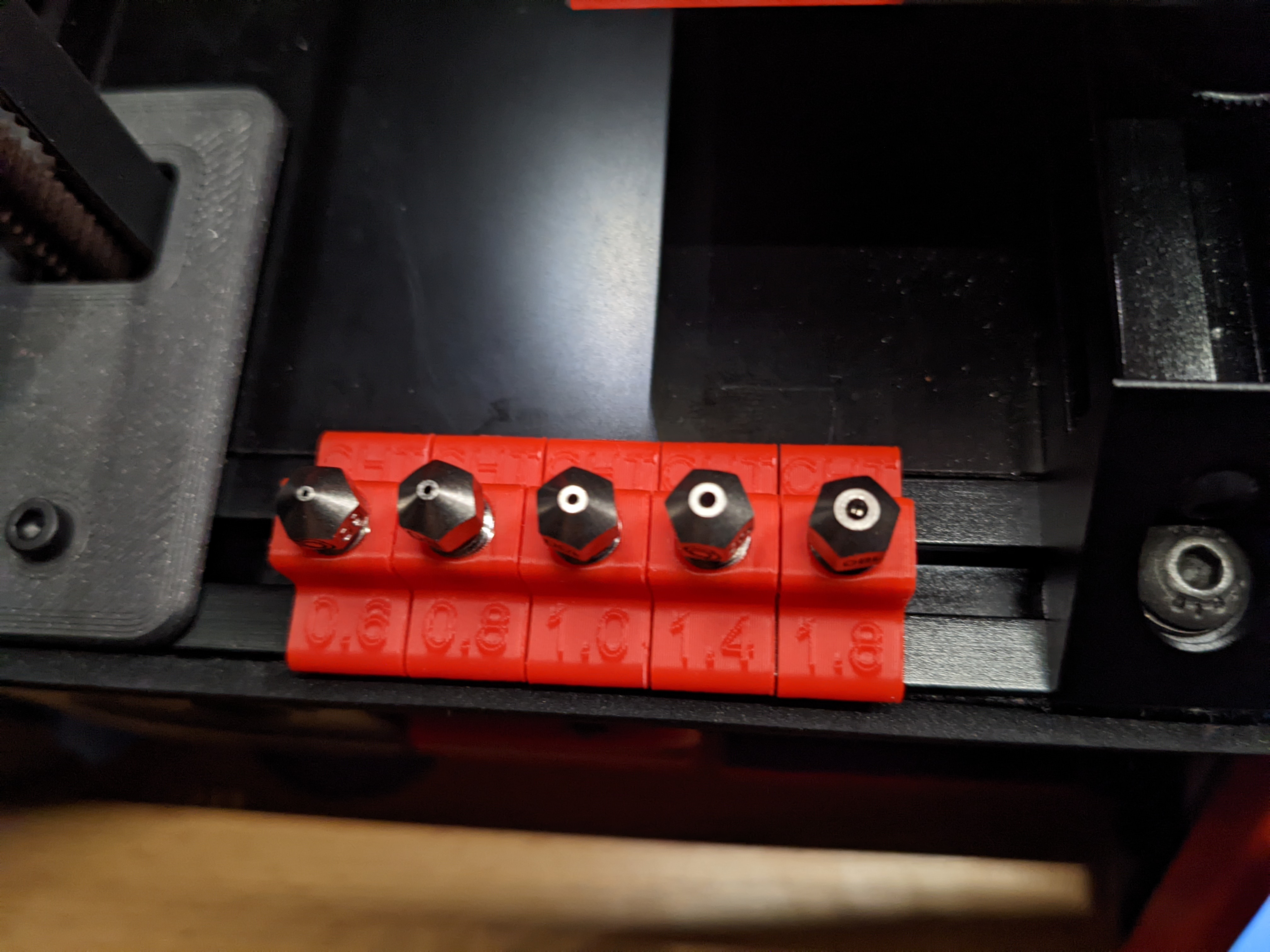 V6 Nozzle Snap Holders for T-Slot 3030 and 2020