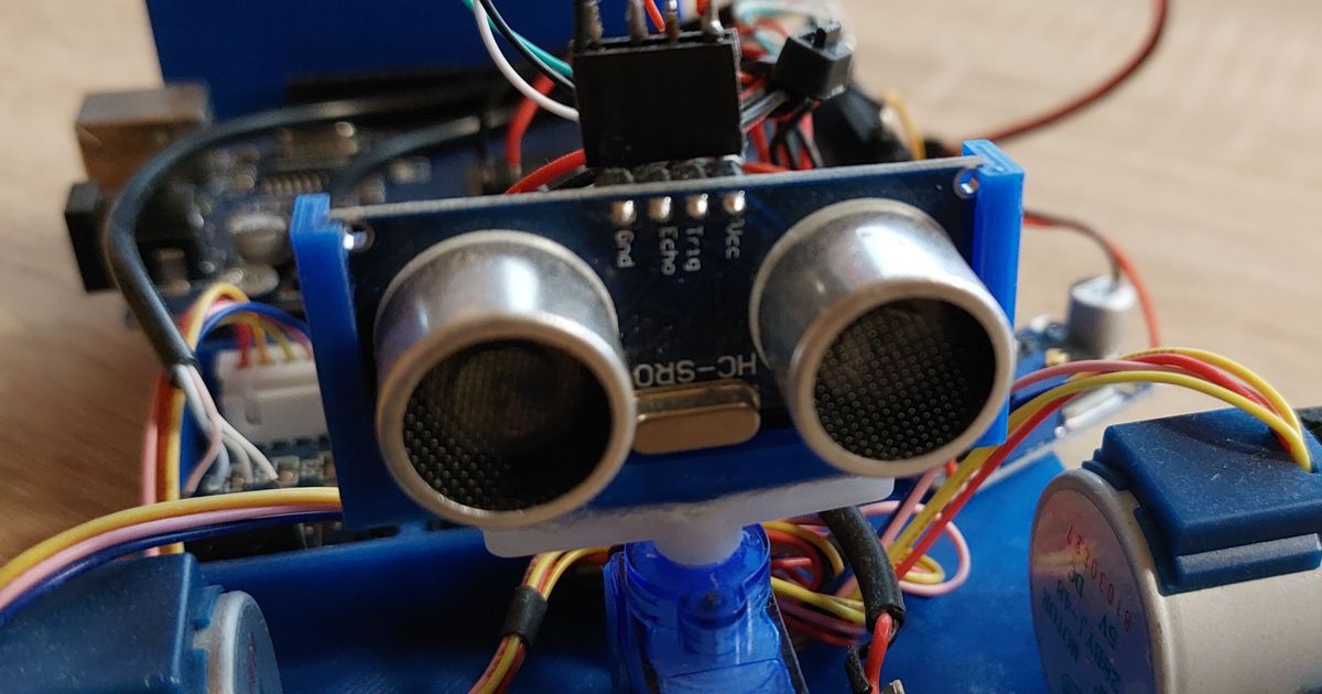 Electronics Mount for small Servo Motors by JensOstertag | Download ...