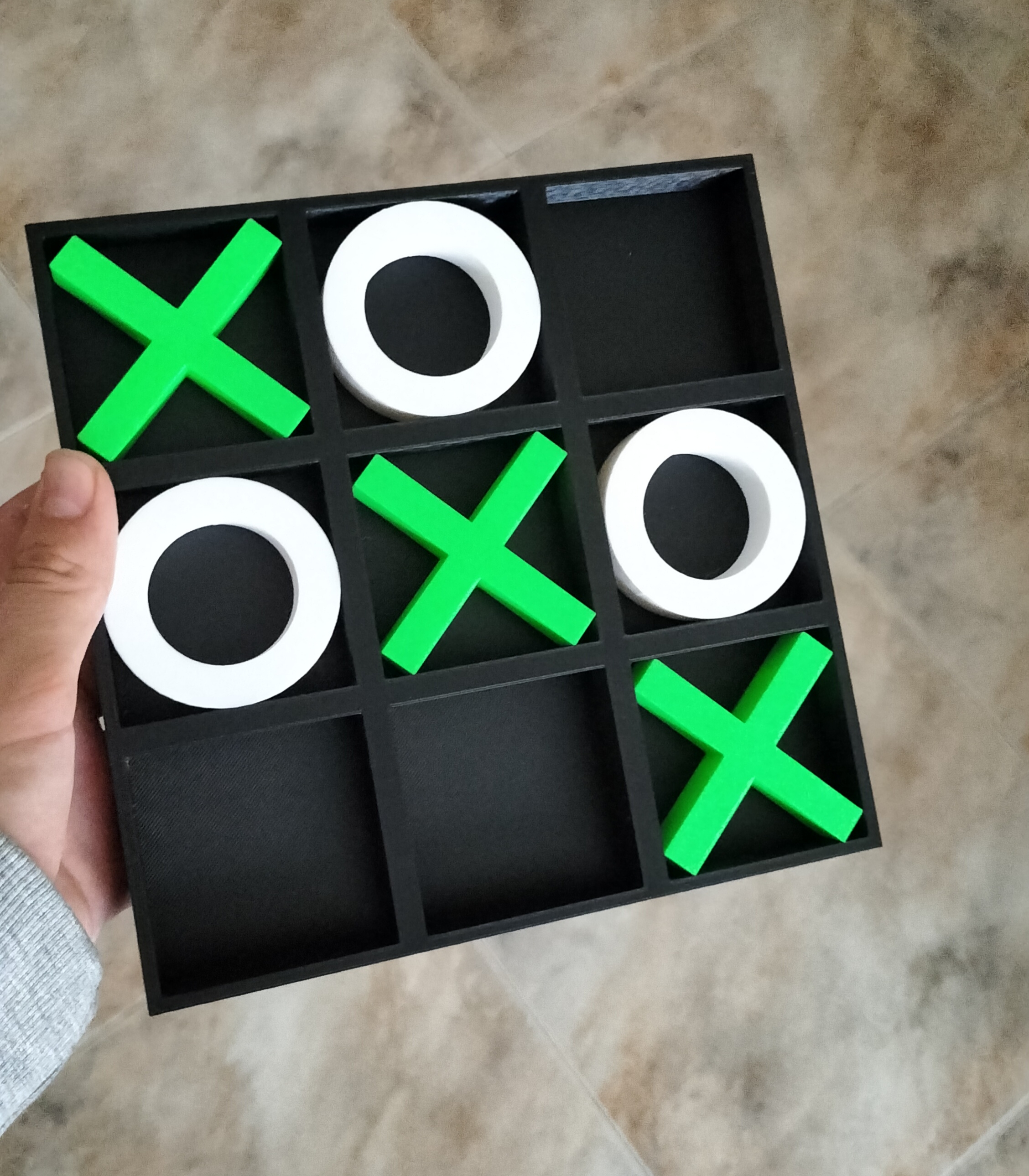 Tic-tac-toe table game.
