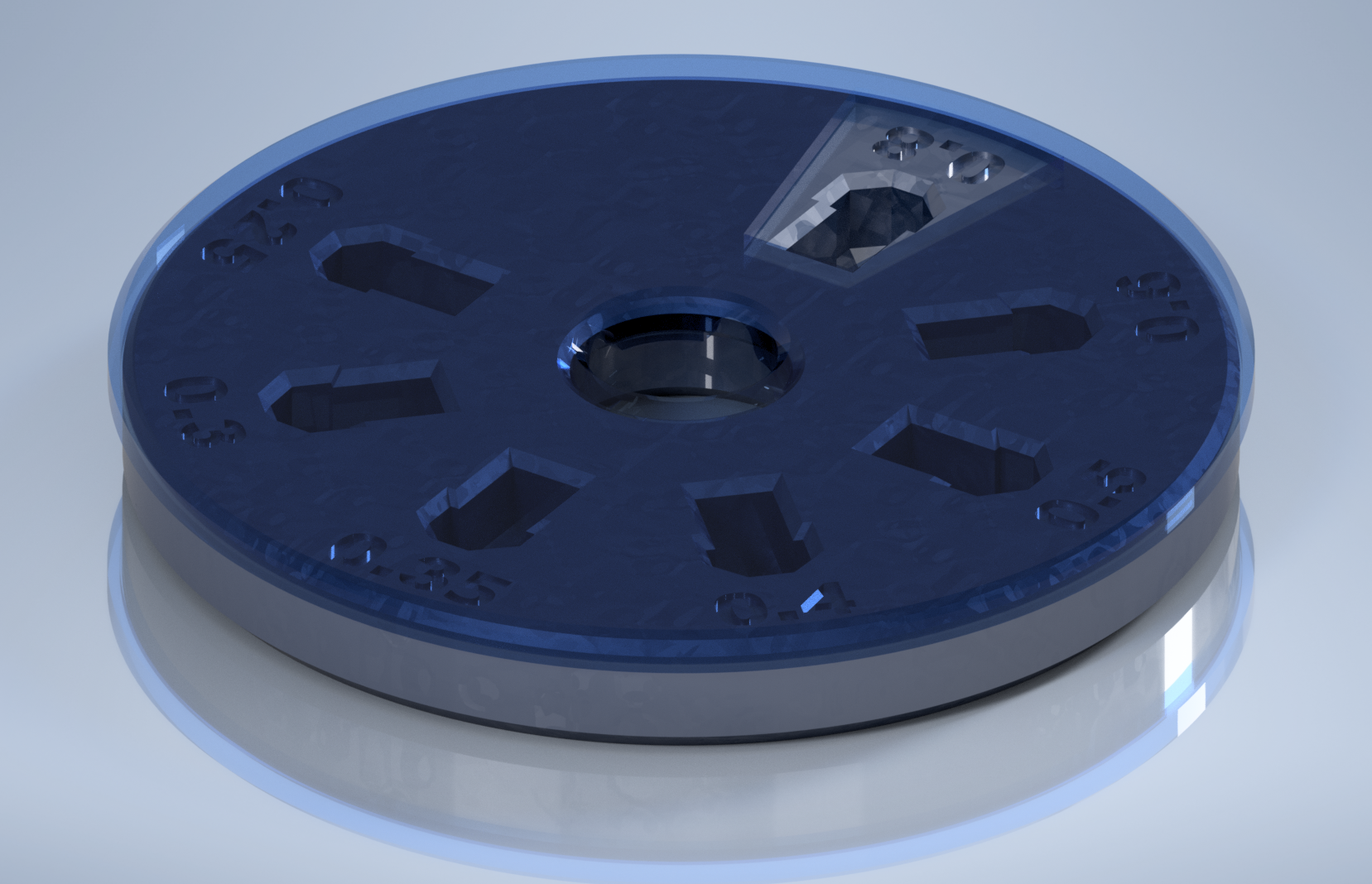 NozzleDisk - E3D V6 - up to 50 nozzels