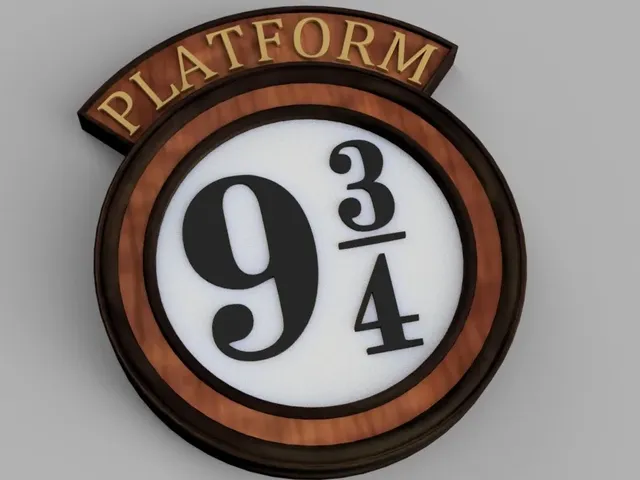 Harry Potter 9 3/4 Platform Sign