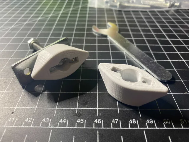 6mm wing nut grip / handle.