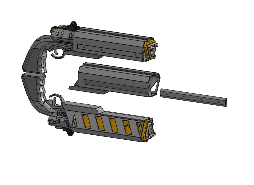 Holster for LAS-58 Talon helldivers 2