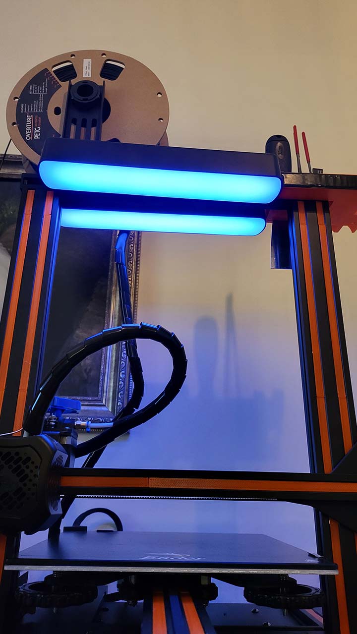 Monster Light bar v Track holder