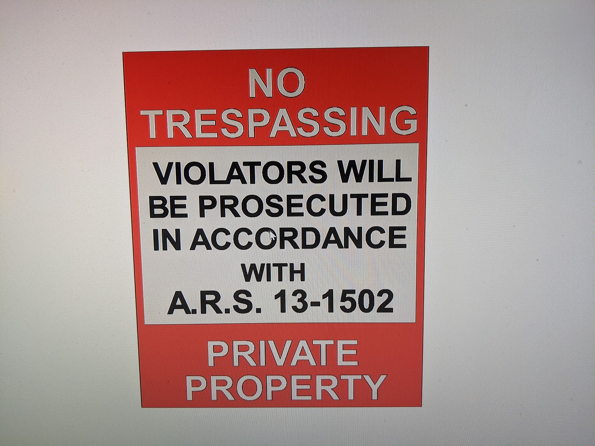 No Trespassing Sign by TheWylieStCoyote | Download free STL model ...