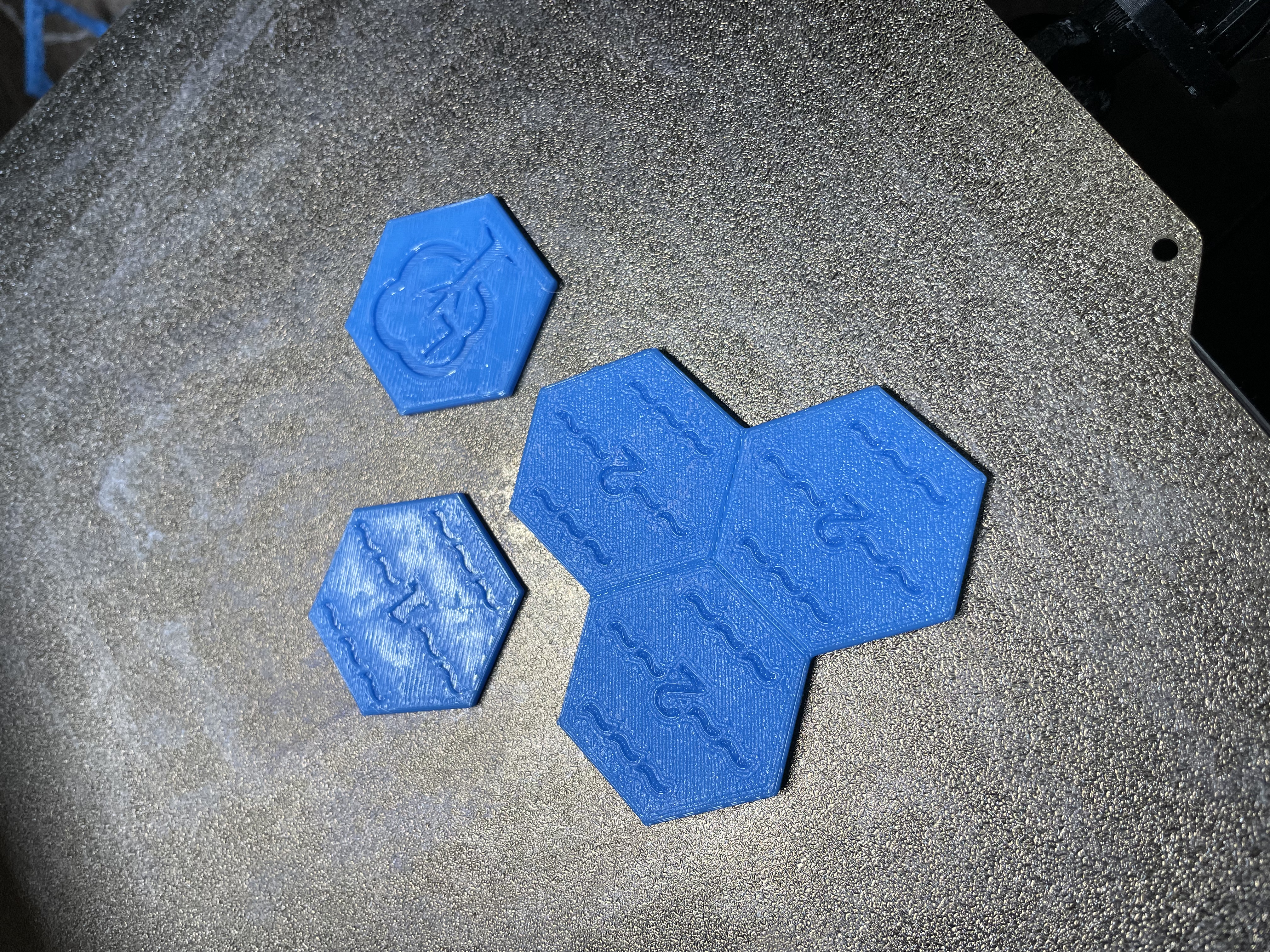 Tree and Water Hex Terrain Tiles