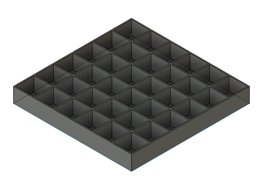 Box for nail polish bottles