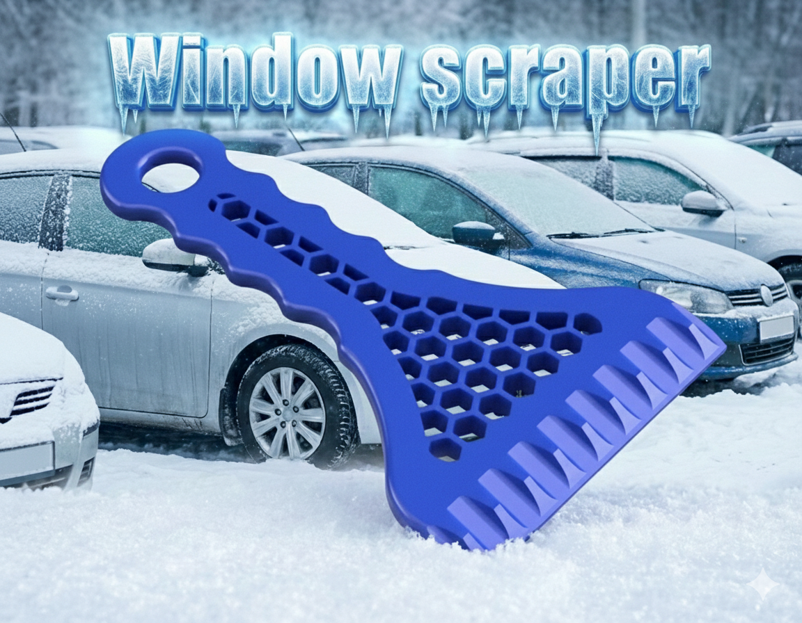 Window car ice scraper