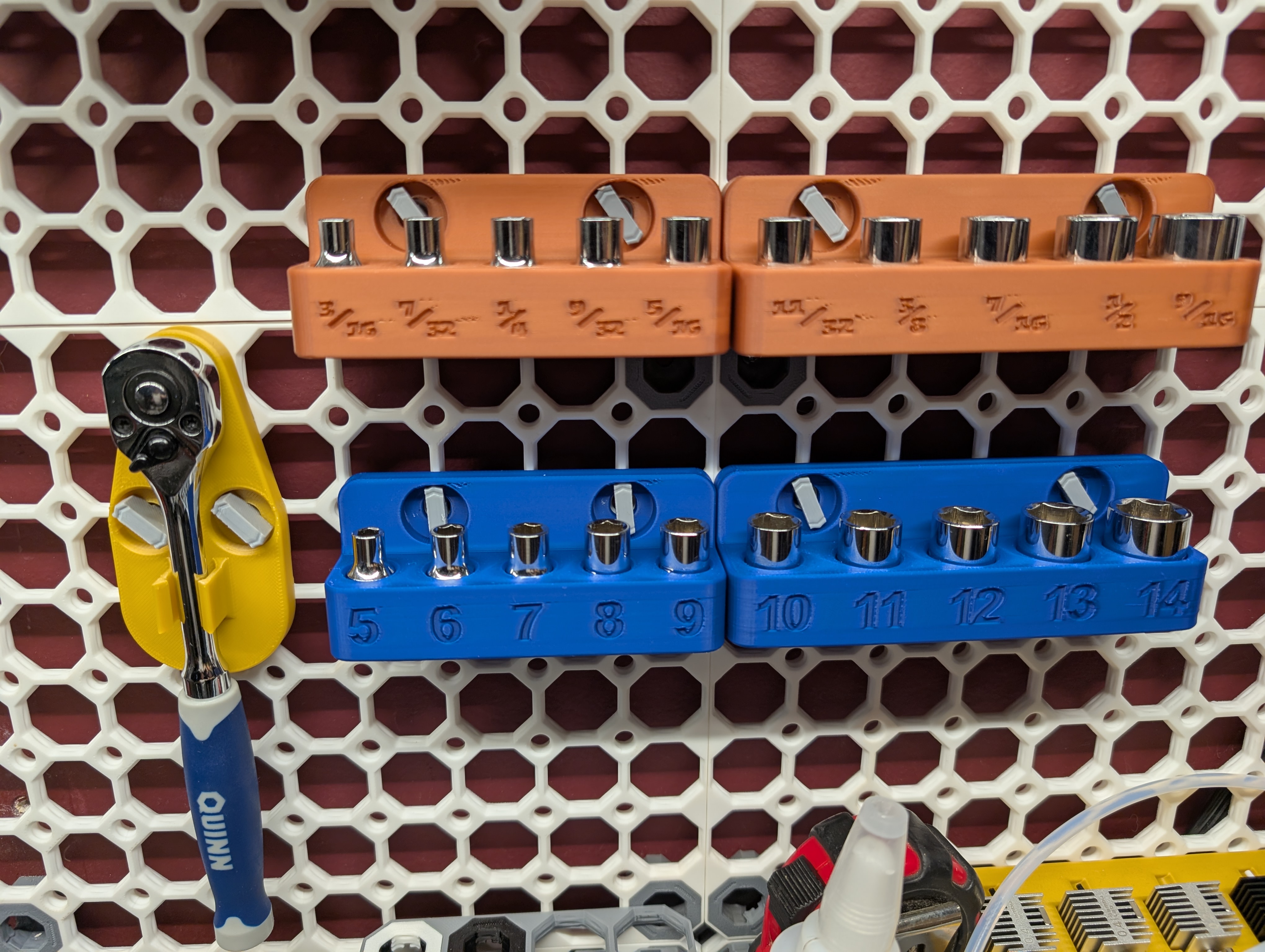 Quinn Socket & Ratchet Set Multiboard Holder