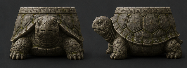 Miniatura 3 do modelo 3D Turtle Planter