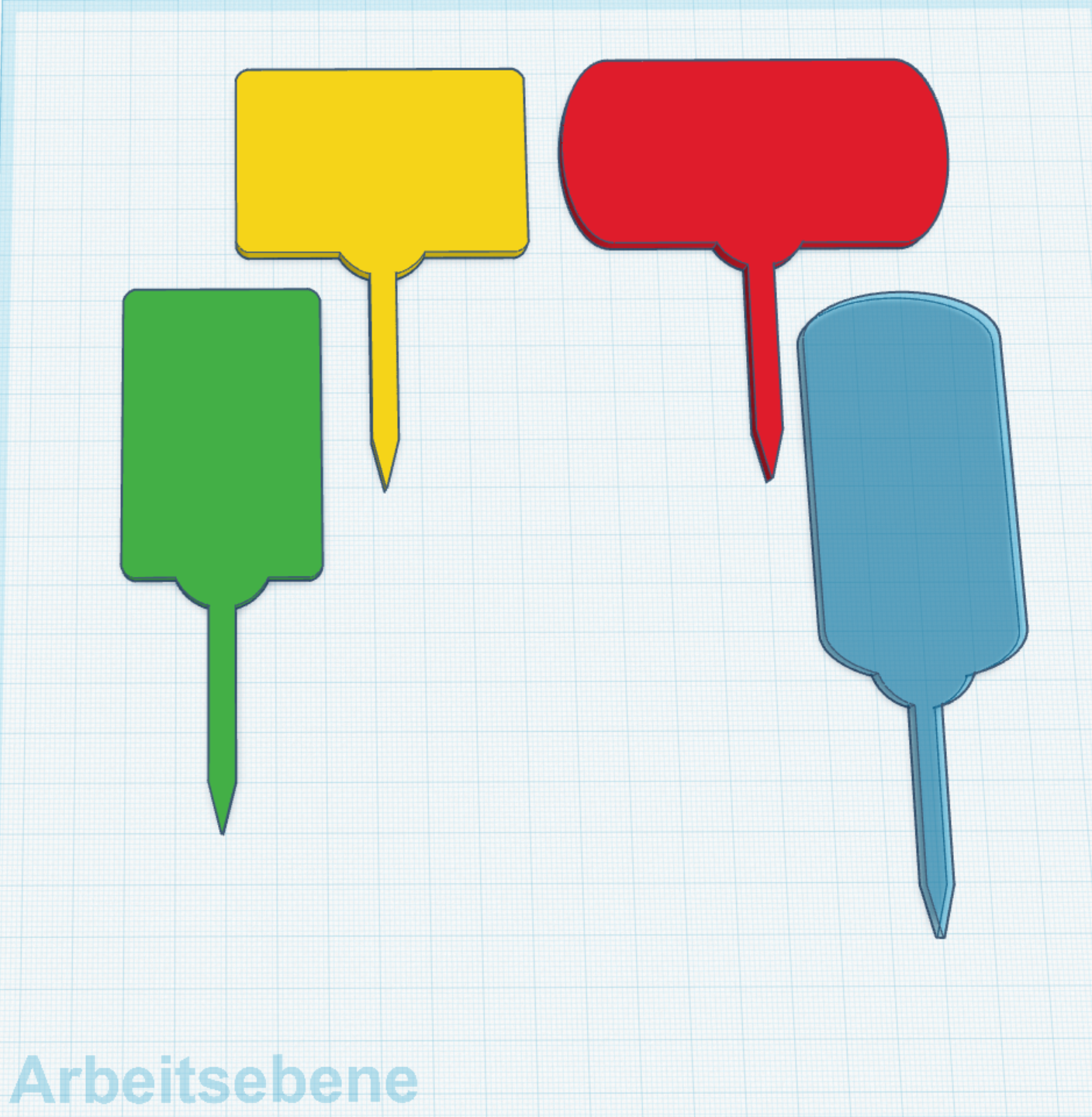 Pflanzenschilder Set zum Beschriften