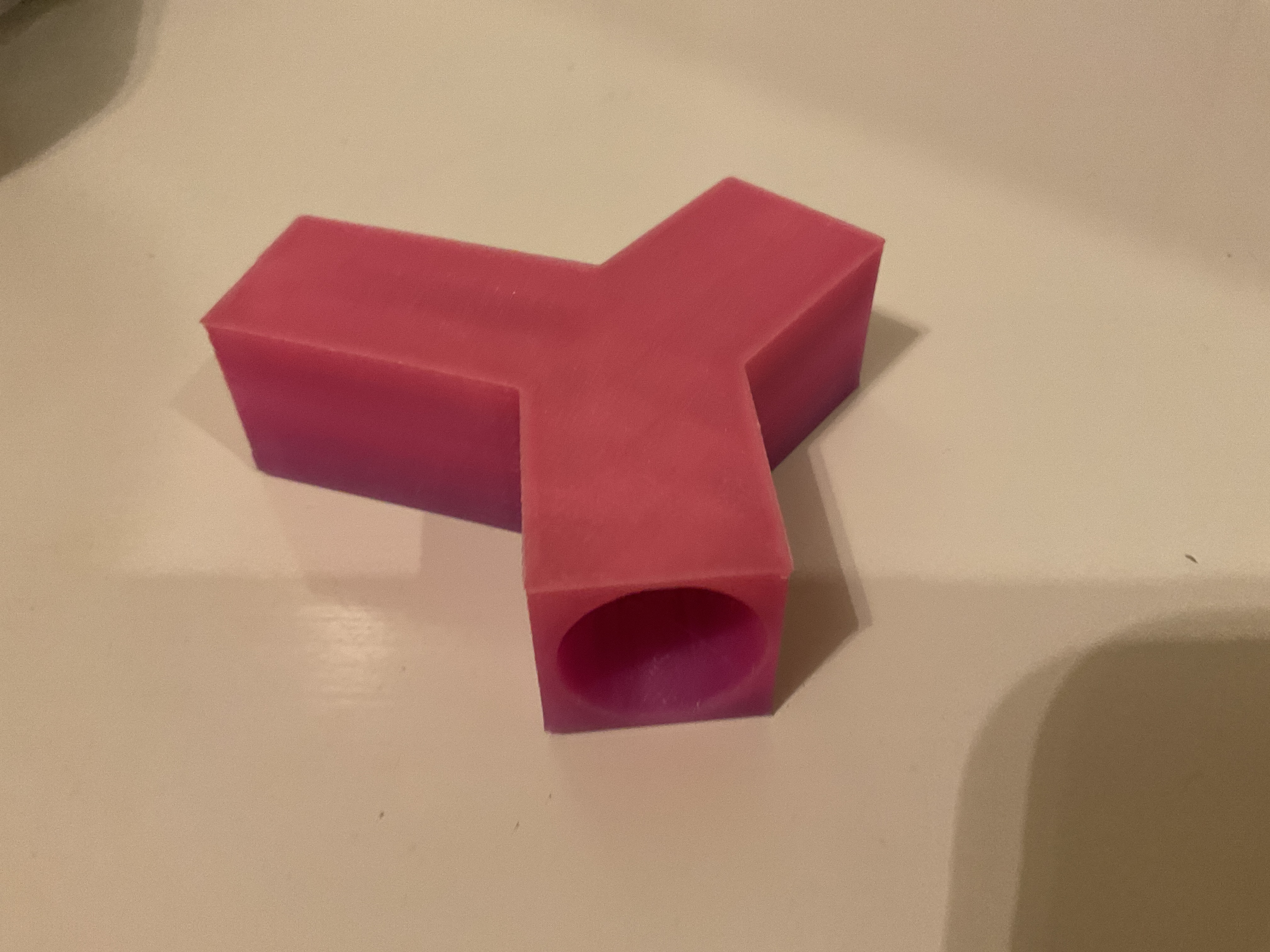 45 degree pvc connector for 1/2 pvc, with extra pipe 3D model