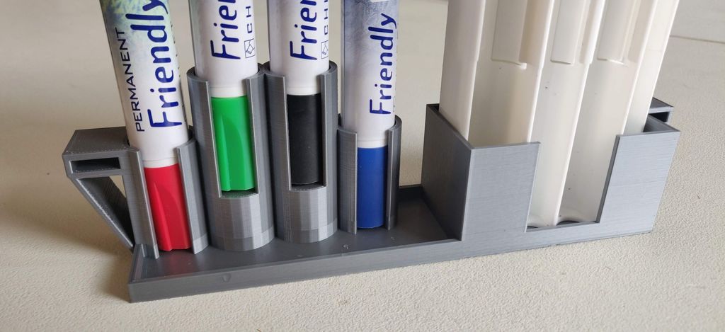 Pen and Eraser Holder (for the IKEA Whiteboard)