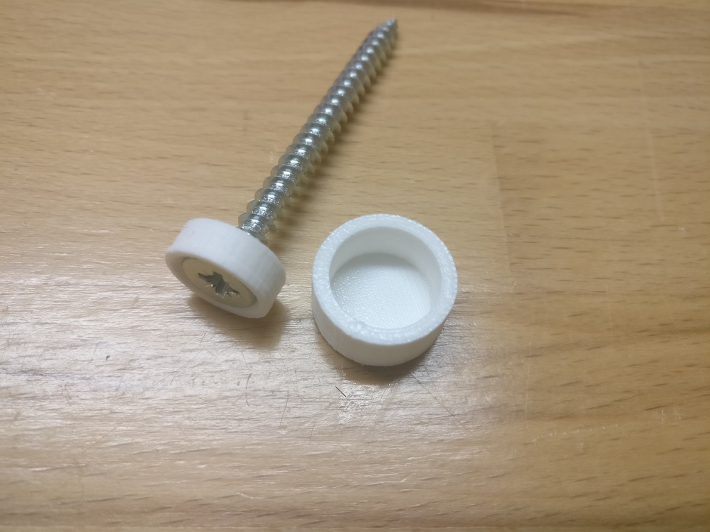 Countersunk screw washer with lid by Snille Download free STL model