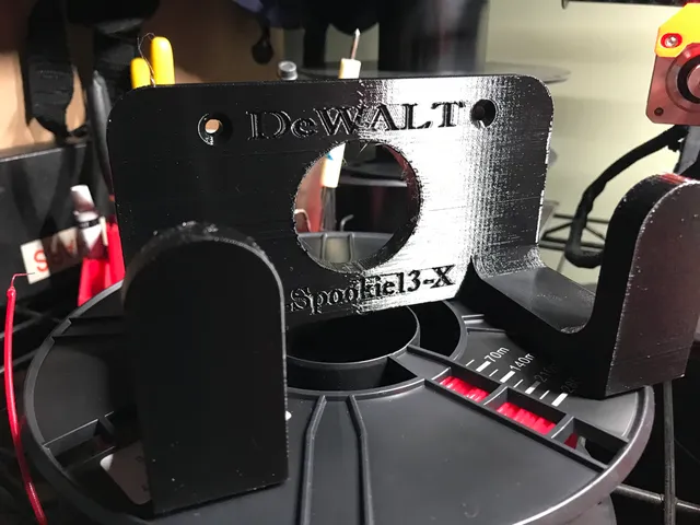 Dewalt 18v XR Drill Wall Mount (from Thingiverse)