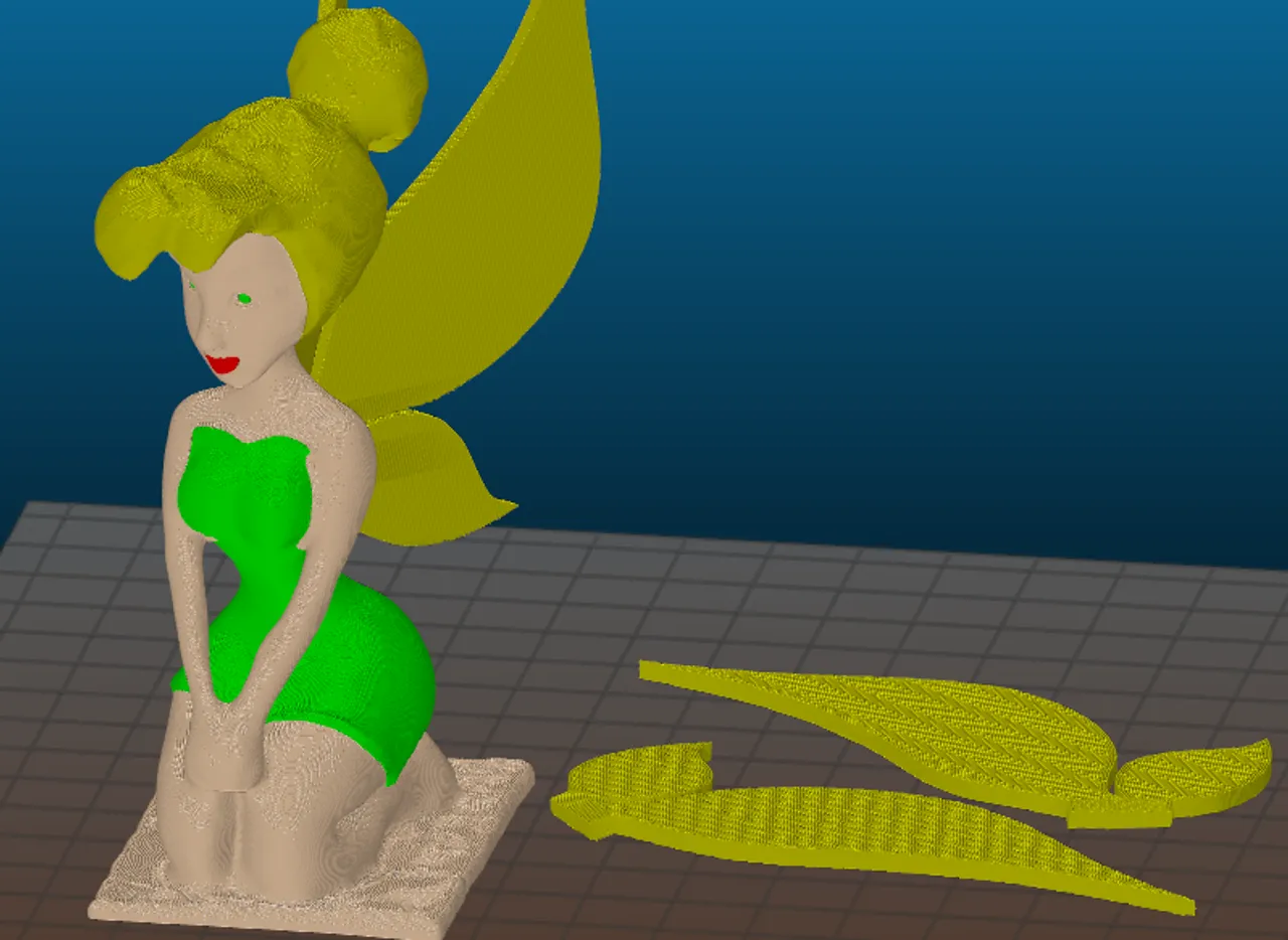 Tinkerbell (multi-material remix) por jkavalik | Descargar modelo