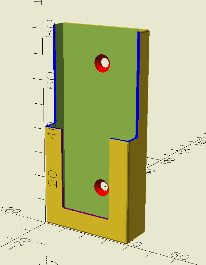 Miniatura 4 do modelo 3D Customisable Remote Control Holder Generator