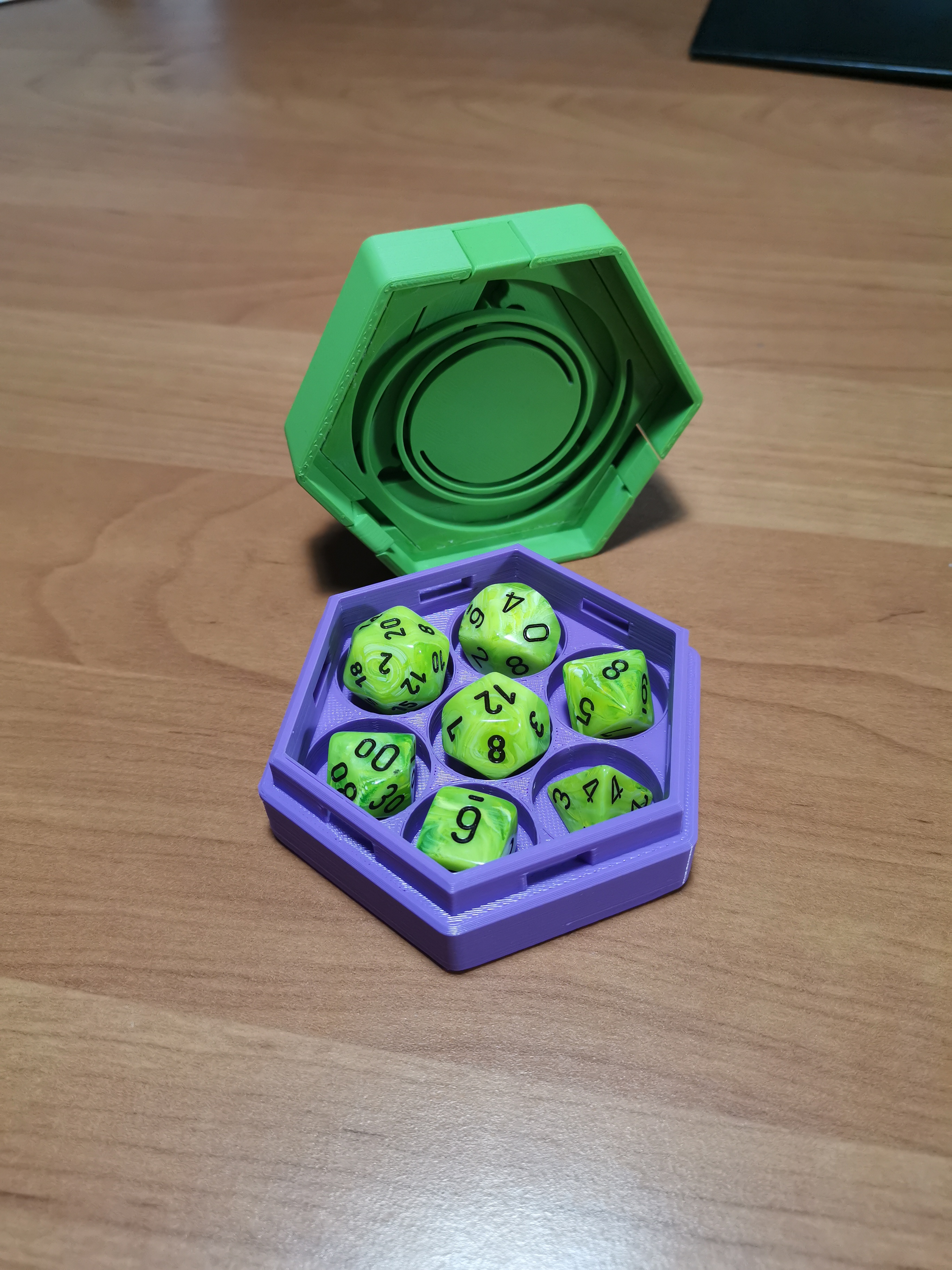 Twist lock trick box dice bottom 3D model thumbnail