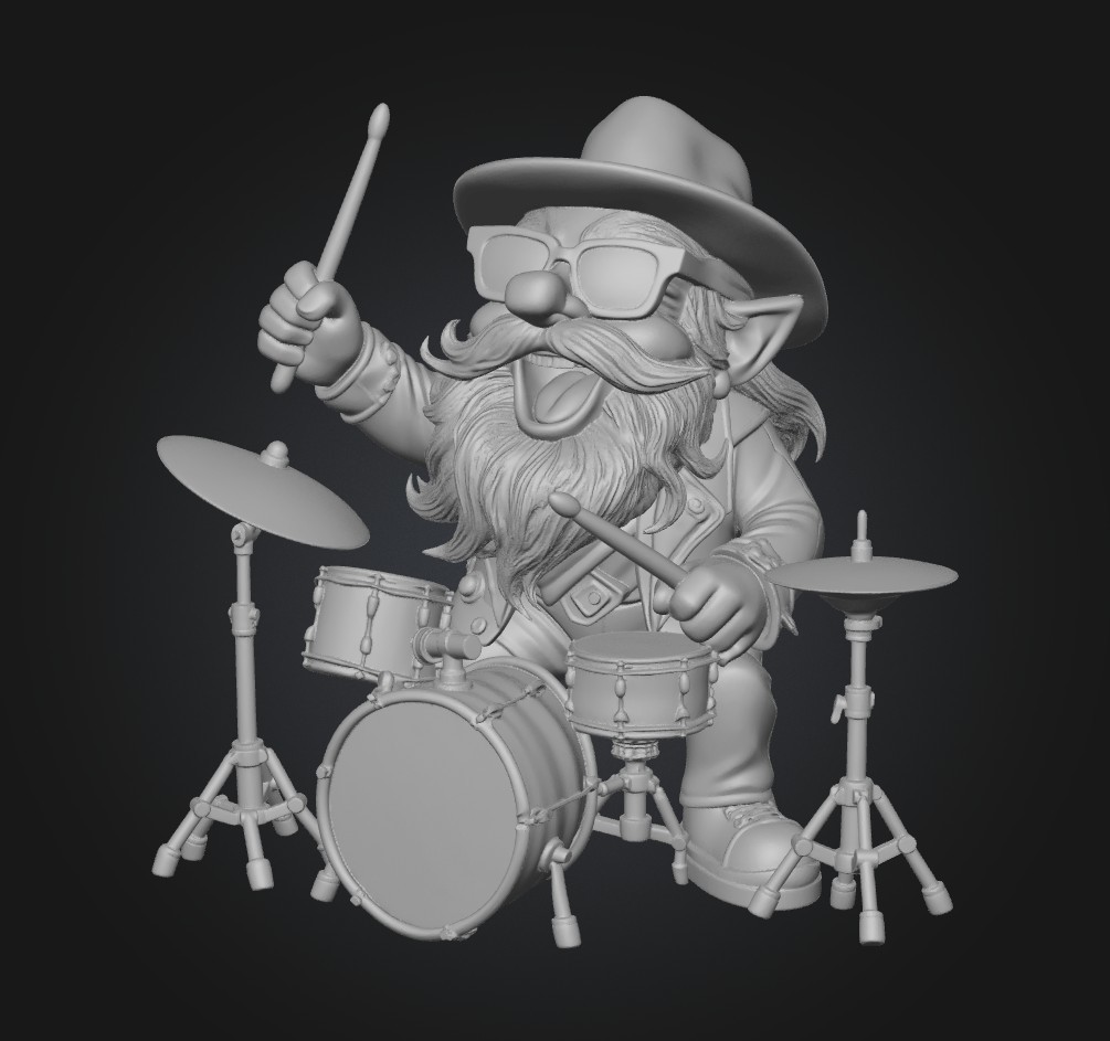 Rockin Gnome Drummer