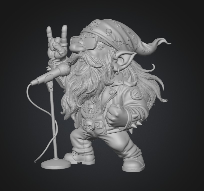 Metal Gnome Rockstar