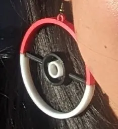 Multi Color Pokeball Earings